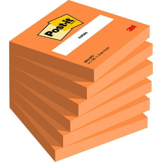 Līmlapiņas 3M Post-It 76mmx76mm, oranžas