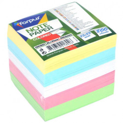 Блок для заметок Forpus Memo Cube, Multicolor, Надежное хранение