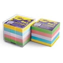 Piezīmju papīra kubs kastītē Forpus 90x90mm, 800 lapas, asorti