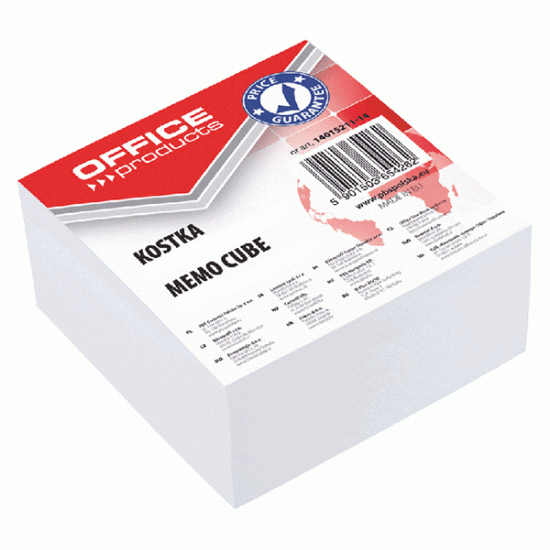 Piez.papīrs Office Products (85x85mm),400lap. balts