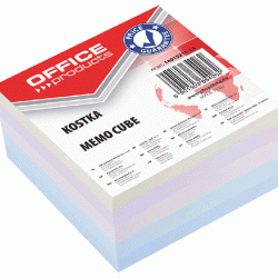 Piez.papīrs Office Products (85x85mm),400lap. asorti