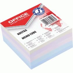 Piez.papīrs Office Products (85x85mm),400lap. asorti