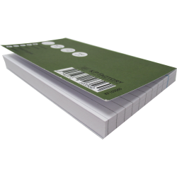 Līniju klade Charlot 74x128mm, 160g/m², 50 lapas