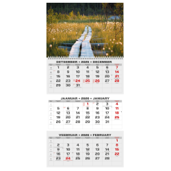 Sienas kalendārs College TRIO Magone 2026 nr.PM501-8