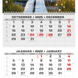 Sienas kalendārs College TRIO Magone 2026 nr.PM501-8