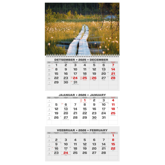 Sienas kalendārs College TRIO Magone 2026 nr.PM501-8