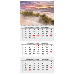 Sienas kalendārs College TRIO Auto 2026 nr.PM501-9