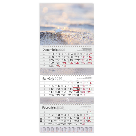 Sienas kalendārs Standart Jūra