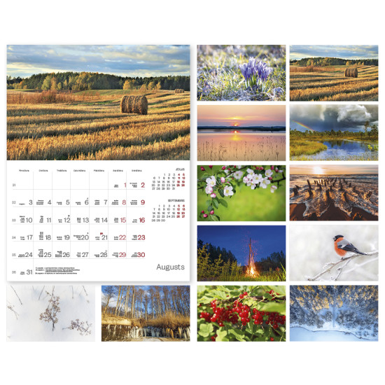 Sienas kalendārs Mana Latvija