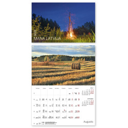 Sienas kalendārs Mana Latvija