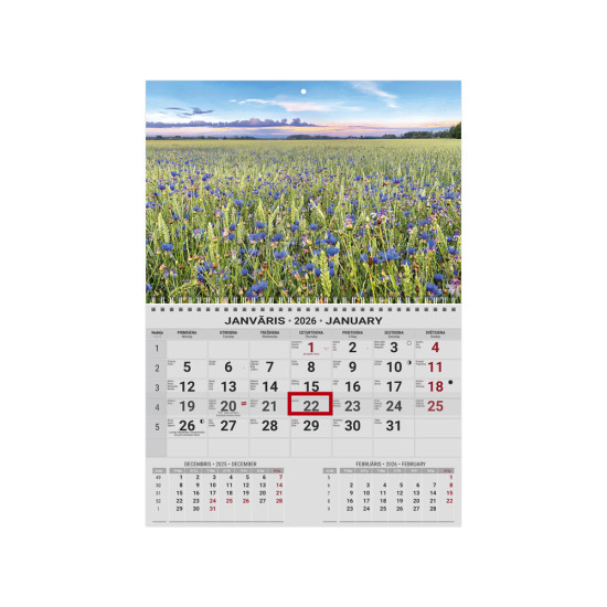 Sienas kalendārs Office Mini, Nr. 1
