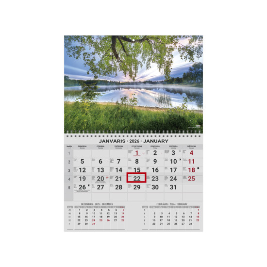 Sienas kalendārs Office Mini, Nr. 2