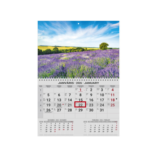 Sienas kalendārs Office Mini, Nr. 13