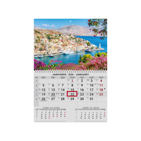 Sienas kalendārs Office Mini, Nr. 14