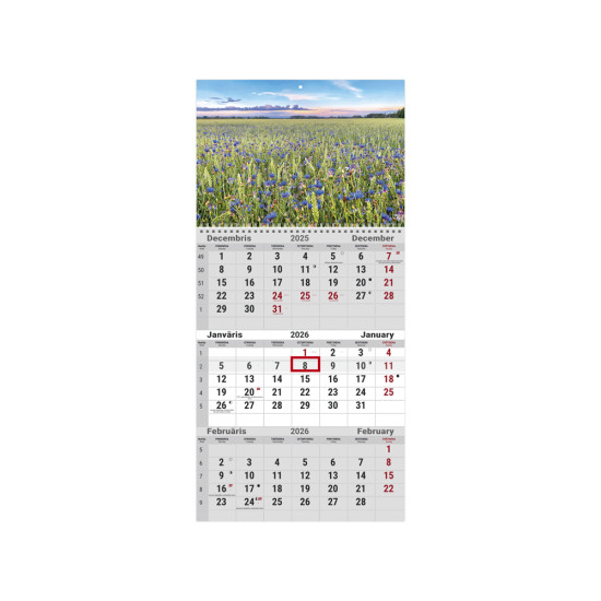 Sienas kalendārs Office, Nr. 1