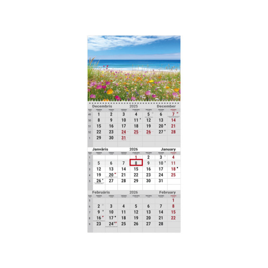 Sienas kalendārs Office, Nr. 18