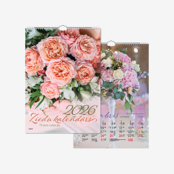 Sienas kalendārs Ziedi