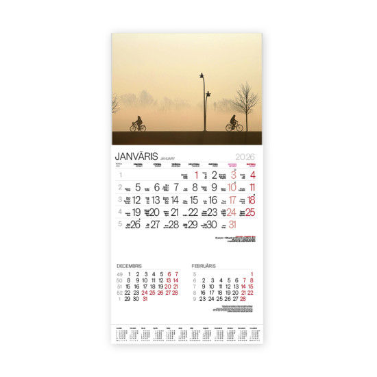 Sienas kalendārs Bonus Nr.18