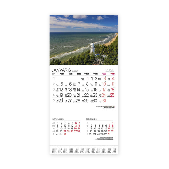 Sienas kalendārs Bonus Nr.16