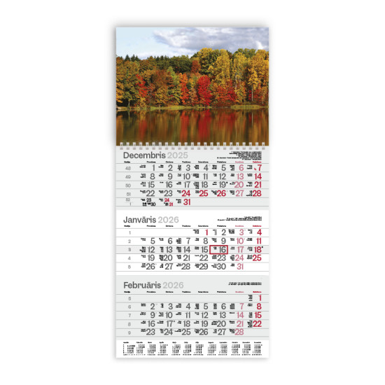 Sienas kalendārs ar spirāli Primus Nr.2