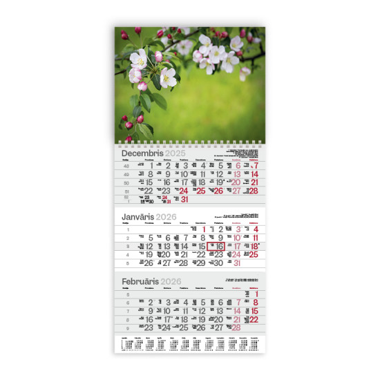 Sienas kalendārs ar spirāli Primus Nr.13