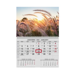 Настенный календарь College "UNO", со скользящим индикатором даты