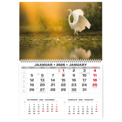 Sienas kalendārs College UNO 2026 nr.PM500-4