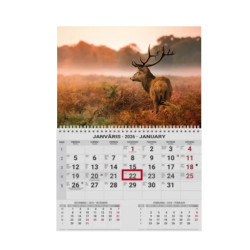 Настенный календарь College UNO "2023 Эстонско-Английский", Скользящий индикатор даты