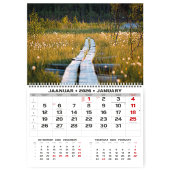 Sienas kalendārs College UNO 2026 nr.PM500-8