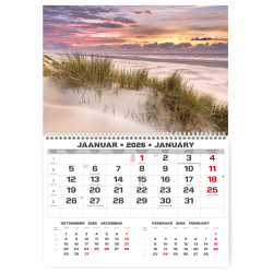 Sienas kalendārs College UNO 2026 nr.PM500-9