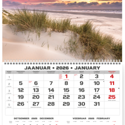 Sienas kalendārs College UNO 2026 nr.PM500-9