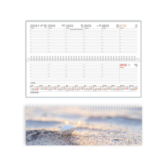 Galda kalendārs Credo, kartona vāki, Pavasaris
