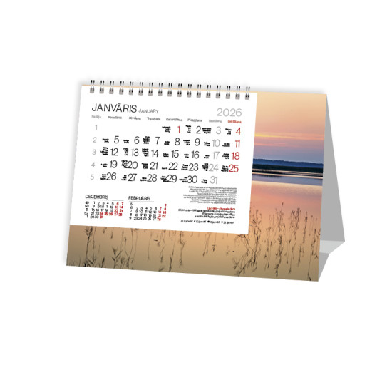 Galda kalendārs - piramīda Tent Jūra