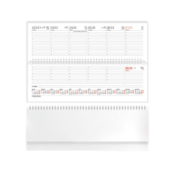 Galda kalendārs Credo, basis, balts