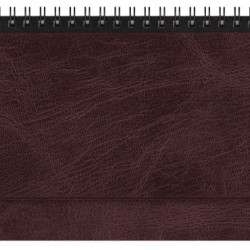 Galda kalendārs Memo PVC, bordo