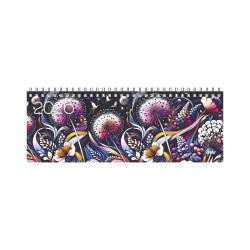 Galda kalendārs Memo Card, kartona vāki, Margaret