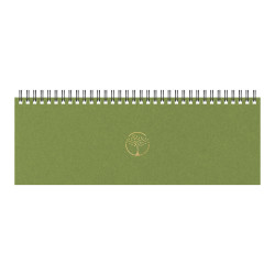 Galda kalendārs Memo Eco Cardboard, kartona vāki, gaiši zaļš