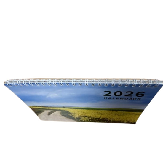 Galda kalendārs ar spirāli Charlot 2026, piramīda