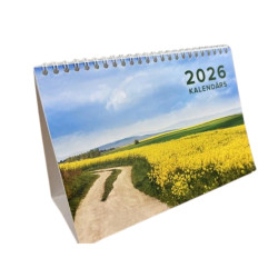 Galda kalendārs ar spirāli Charlot 2026, piramīda