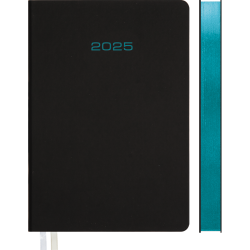 Ежедневник  College Duo A5 2025 с голубым срезом