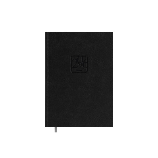 Plānotājs Business Classic A5, dienas atvērums, melns