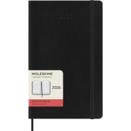 Ежедневник Moleskine "Daily 2026", Black, Комплексная ежедневная планировка