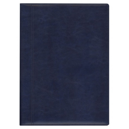 Plānotājs ar spirāli VIP Spirex A4, mākslīga āda, nedēļas atvērums, tumši zils
