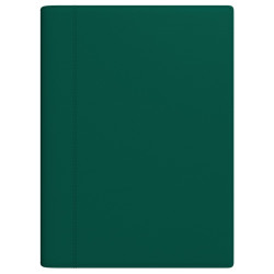 Plānotājs ar spirāli VIP Spirex A4, mākslīga āda, nedēļas atvērums, tumši zaļš