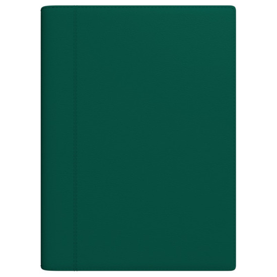 Plānotājs ar spirāli VIP Spirex A4, mākslīga āda, nedēļas atvērums, tumši zaļš