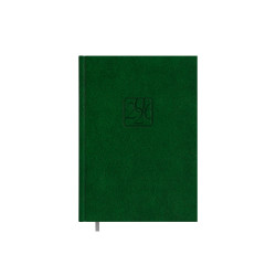 Plānotājs Business Classic A5, dienas atvērums, tumši zaļš