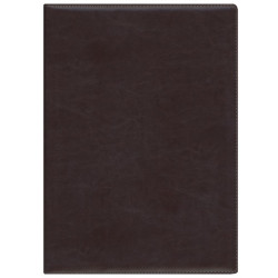 Plānotājs Senator Spirex ar spirāli, A4, mākslīga āda, dienas atvērums, tumši brūns