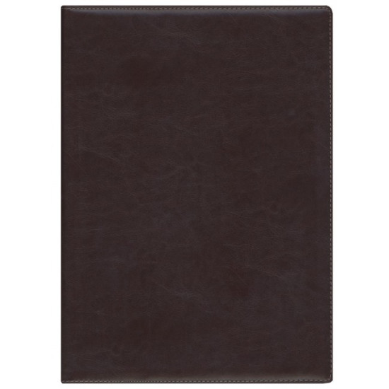 Plānotājs Senator Spirex ar spirāli, A4, mākslīga āda, dienas atvērums, tumši brūns