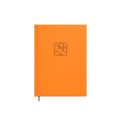 Plānotājs Business A5, mākslīga āda, dienas atvērums, oranžs