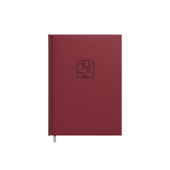 Plānotājs Assistant A5, mākslīga āda, nedēļas atvērums, bordo